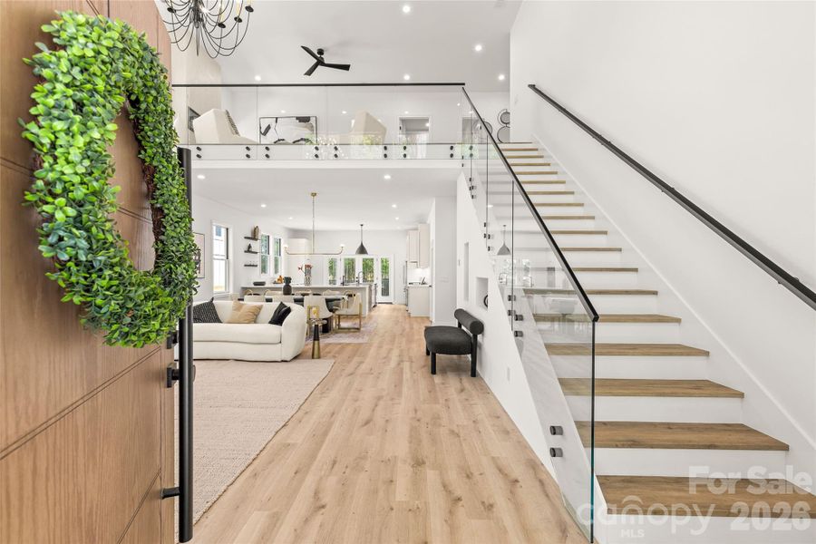 Furnished interior view inside a new home in , Charlotte (Image 18).