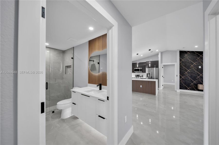 Furnished interior view inside a new home in , Cape Coral (Image 9).