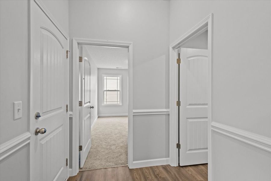 Representative unfurnished interior of a home built from the Ellison by Enchanted Homes in Hampshire Heights, Moore (Image 39).