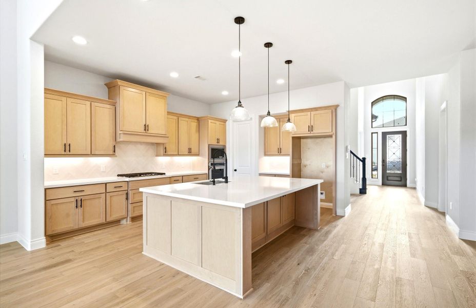 Furnished interior view inside a new home in Bridgeland 50', Cypress (Image 6).