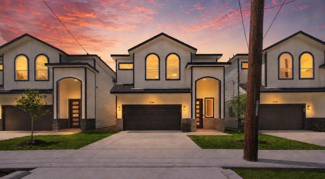 Front exterior of a new home in , Houston, TX, highlighting curb appeal (Image 26).