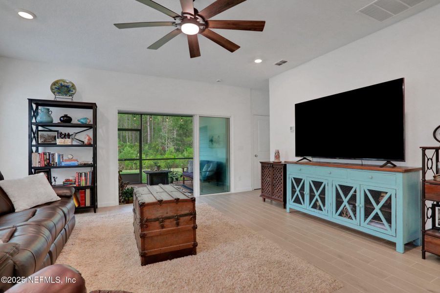 Furnished interior view inside a new home in Tributary: Lakeview at Tributary 50's, Yulee (Image 29).