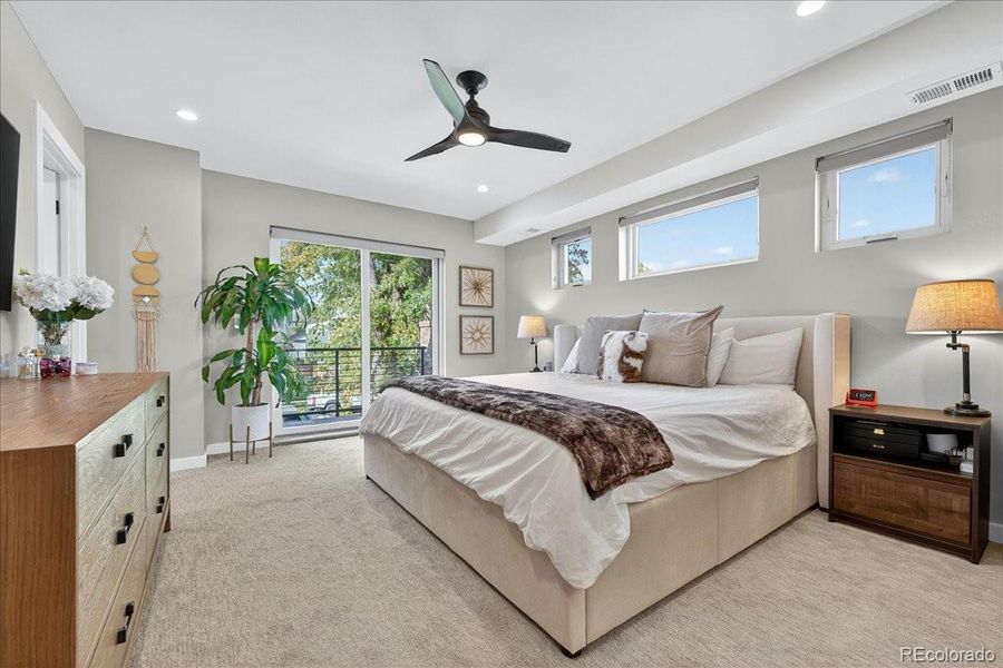 Furnished interior view inside a new home in , Denver (Image 34).
