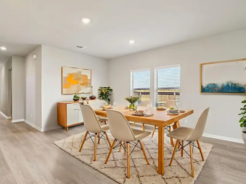 Furnished interior view inside a new home in Arcadia Ridge - Premier Series, San Antonio (Image 3).