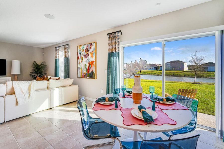 Furnished interior view inside a new home in Palm Wind, Hudson (Image 17).