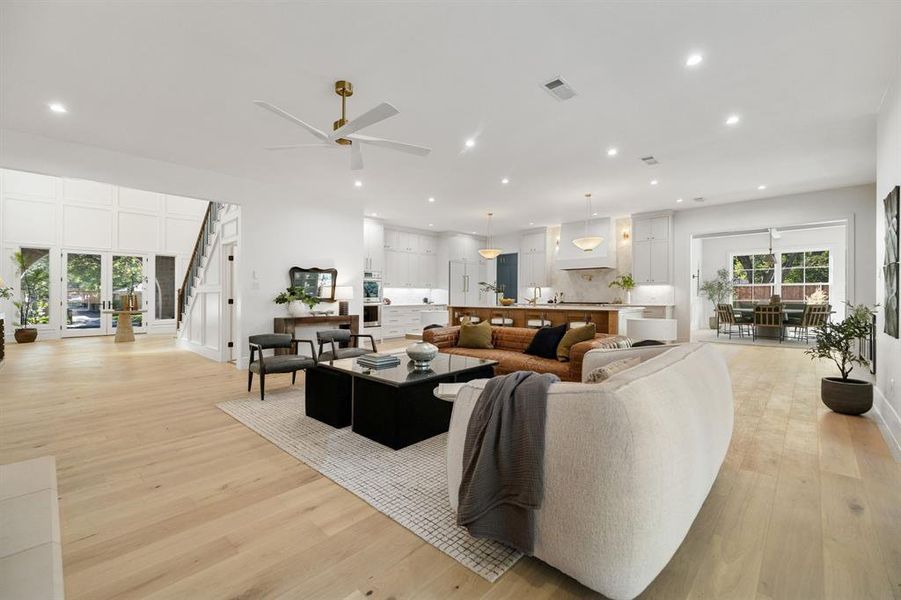 Furnished interior view inside a new home in , Dallas (Image 3).