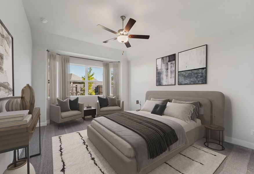 Plan 3029 primary bed - staged - 9 of 15