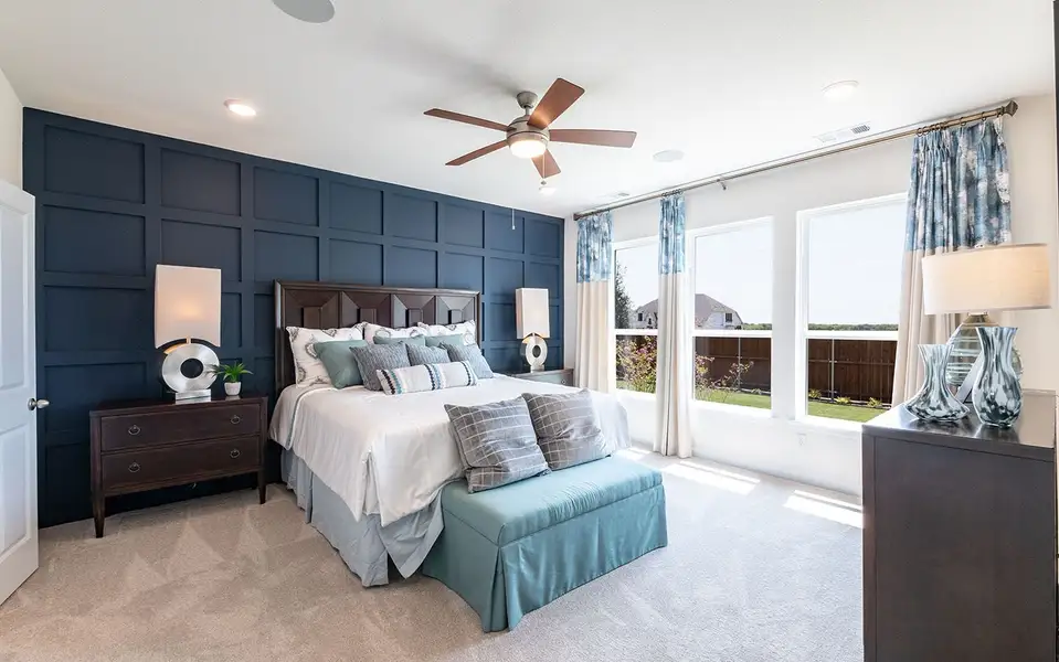 Furnished interior view inside a new home in Hickory Ridge, Elmendorf (Image 10).