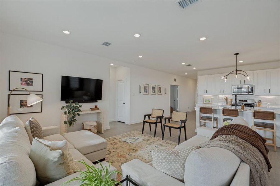 Furnished interior view inside a new home in Legacy Hills, Celina (Image 10).