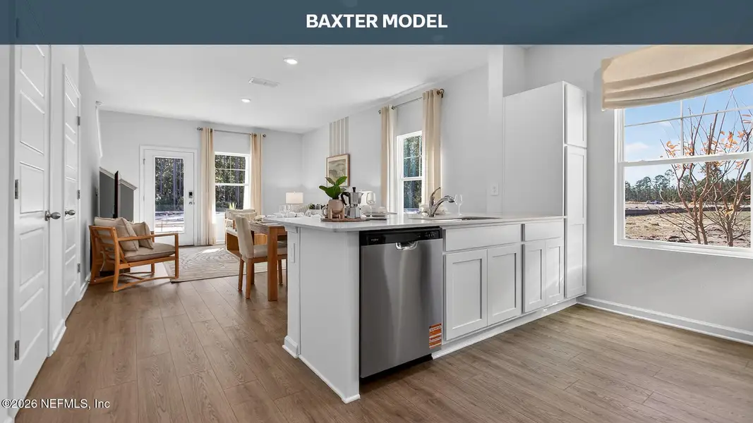 Furnished interior view inside a new home in Liberty Cove, Yulee (Image 14). Furnished interior view inside a new home in Liberty Cove, Yulee (Image 14).