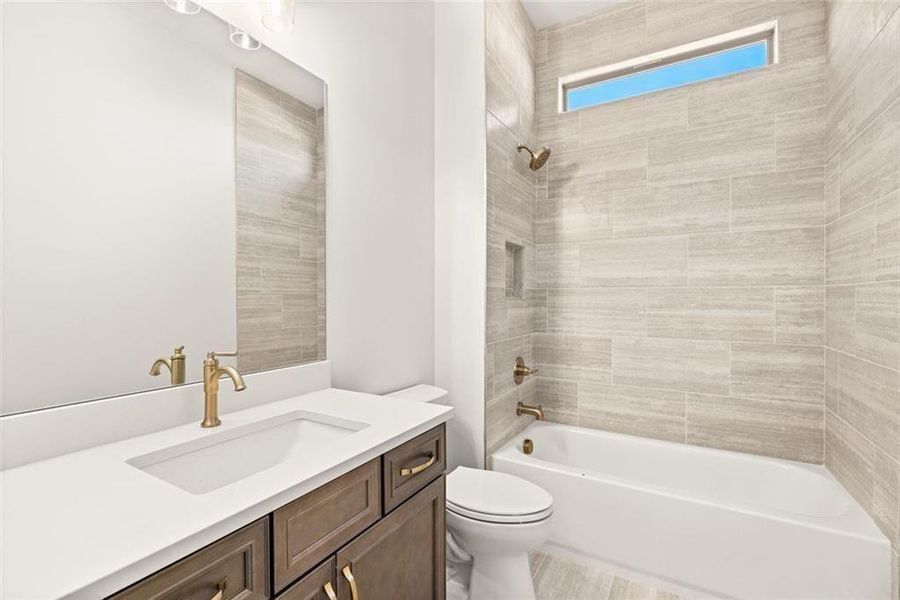 Furnished interior view inside a new home in Horizon at Laurel Canyon, Canton (Image 16).