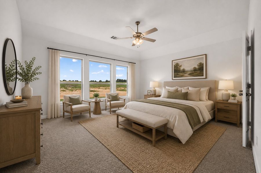 Furnished interior view inside a new home in Terra Vista Estates, Springtown (Image 9).