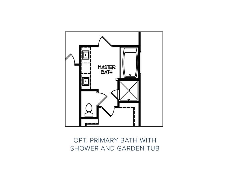 2D floor plan layout for the The Blackburn by My Home Communities in Pinegate, Covington, GA (Image 5).