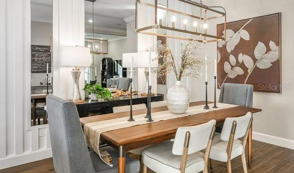 Furnished interior view inside a new home in Center Lake Ranch Community Group Page, St. Cloud (Image 12).
