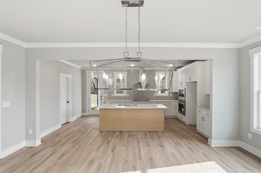 Furnished interior view inside a new home in , Statham (Image 52).