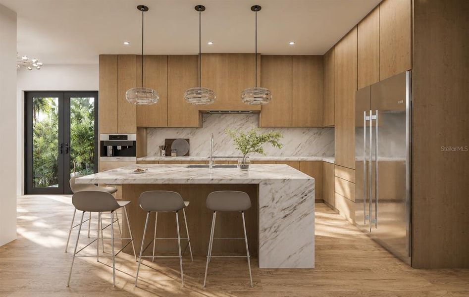 Furnished interior view inside a new home in , St. Petersburg (Image 10).