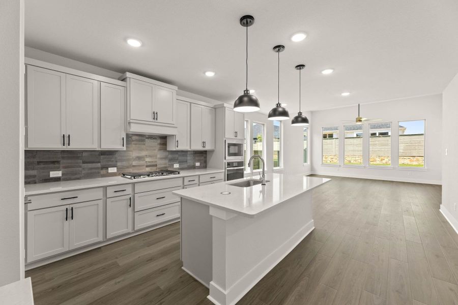 Furnished interior view inside a new home in Treeline, Justin (Image 5).