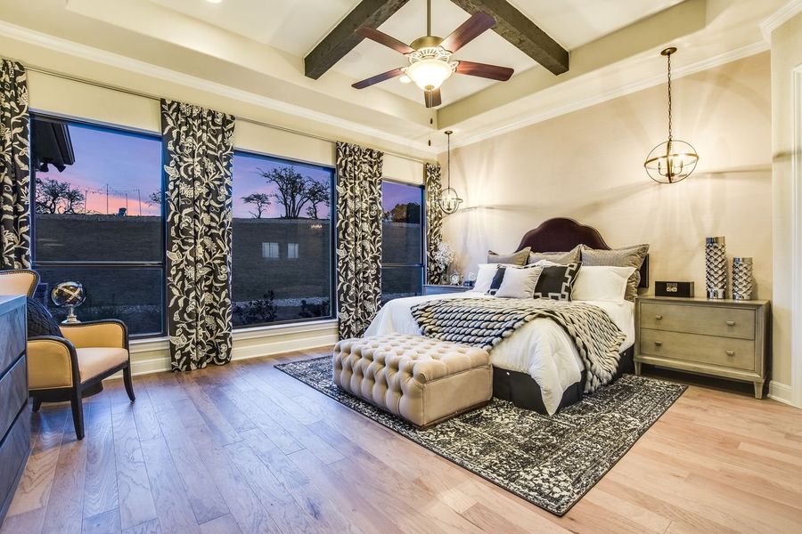 Representative furnished interior of a home built from the Siena II by Giddens Homes in Clearwater Ranch, Liberty Hill (Image 18).