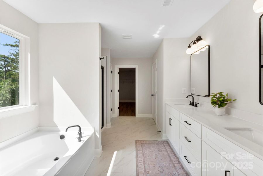 Furnished interior view inside a new home in , Charlotte (Image 11).