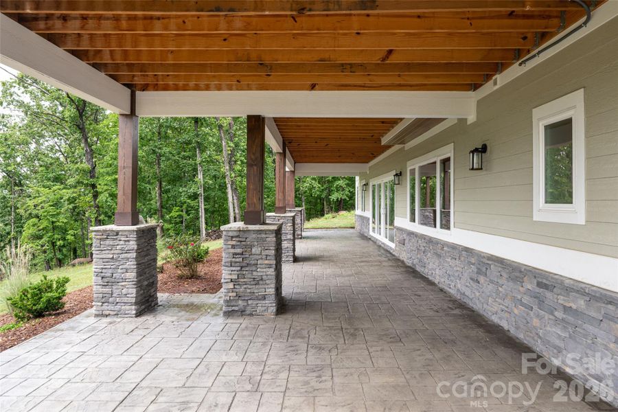 Exterior details and patio area of a home in , Alexander (Image 37).