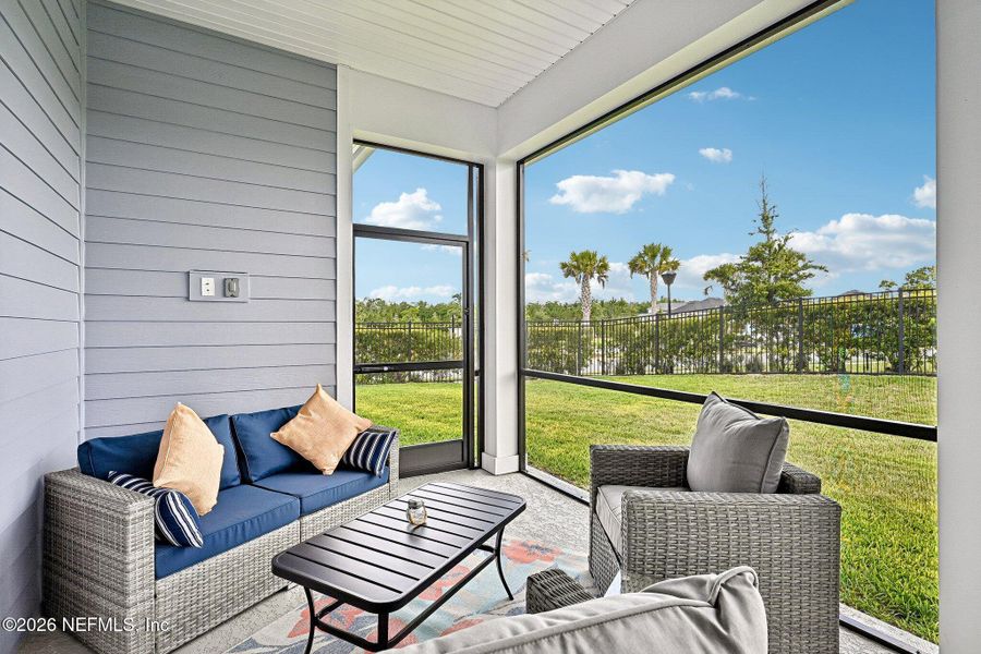 Exterior details and patio area of a home in SilverLeaf, St. Augustine (Image 34). Exterior details and patio area of a home in SilverLeaf, St. Augustine (Image 34).