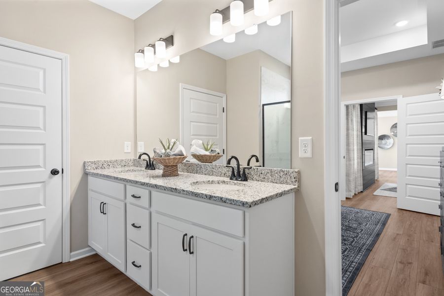 Furnished interior view inside a new home in Maddox Station, Eatonton (Image 32).