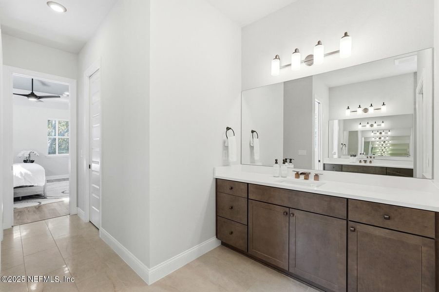 Furnished interior view inside a new home in , Palm Coast (Image 57).
