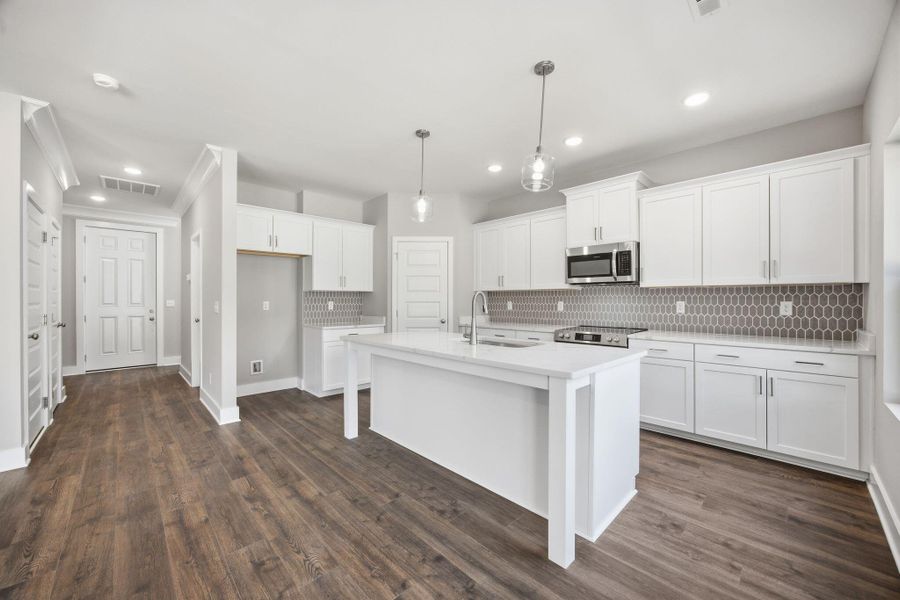 Modern Kitchen With Designer Finishes at Givens Park