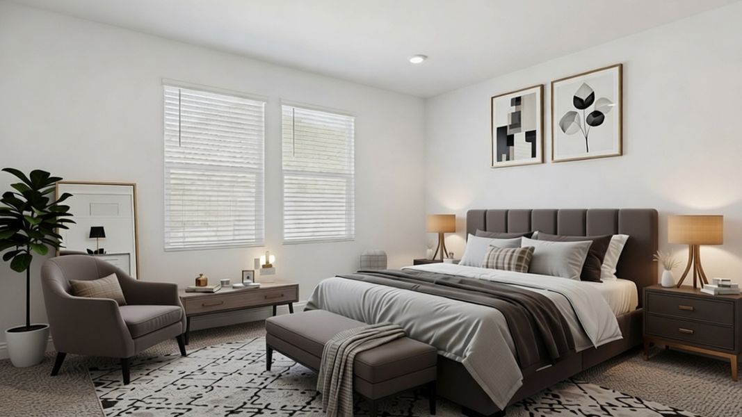 Furnished interior view inside a new home in The Buttes at Mystic, Peoria (Image 7).