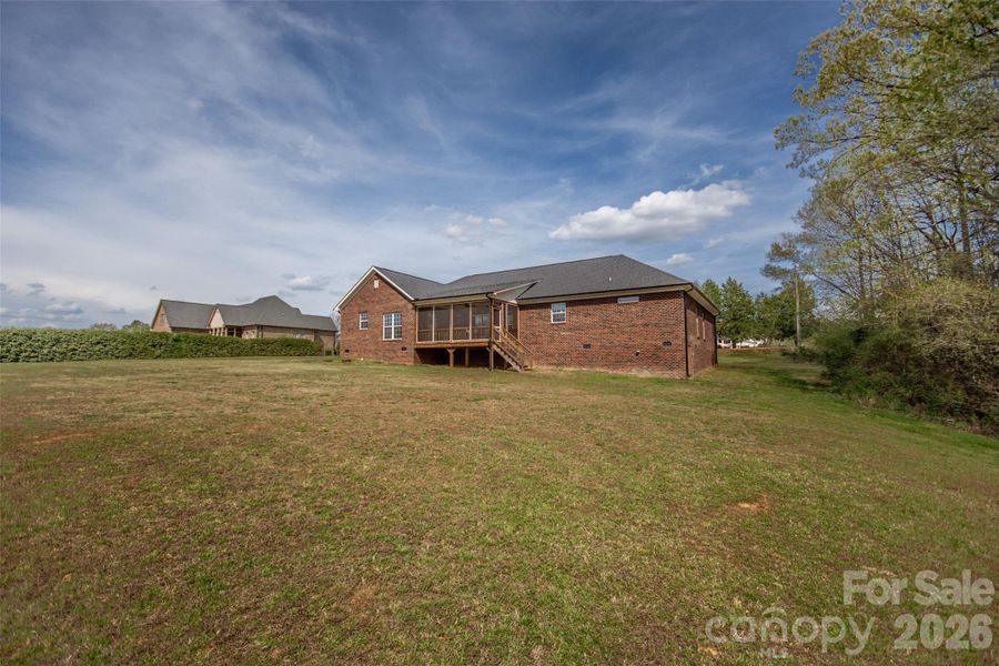 Exterior details and patio area of a home in , Statesville (Image 25).