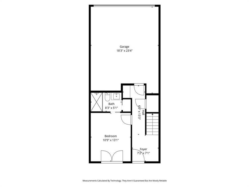 2D floor plan layout of this home in , Dallas, TX (Image 5).