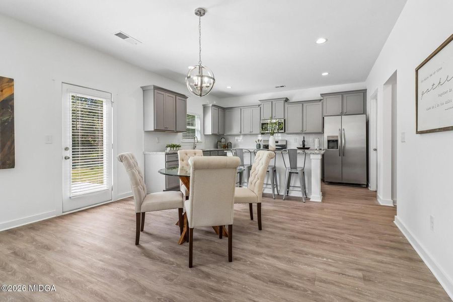 Furnished interior view inside a new home in Robins Estates, Warner Robins (Image 11).