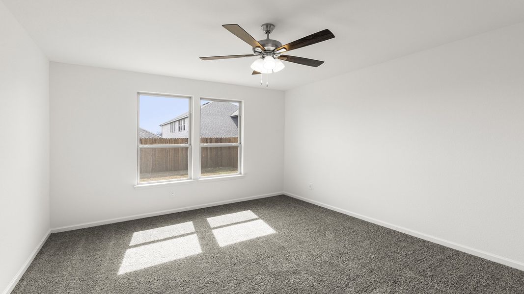 Spacious, unfurnished interior of a new home in Keeneland, Aubrey (Image 21). Spacious, unfurnished interior of a new home in Keeneland, Aubrey (Image 21).
