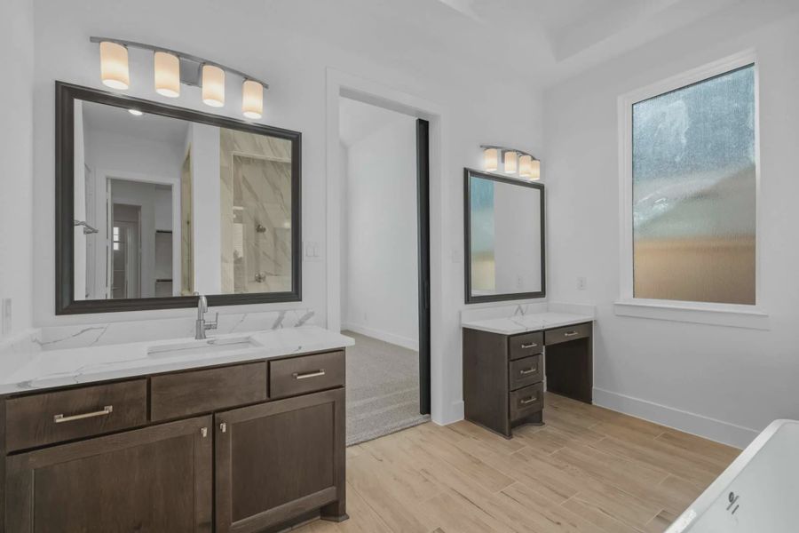 Representative furnished interior of a home built from the Rivercrest by Chesmar Homes in Fulshear Lakes, Fulshear (Image 40).