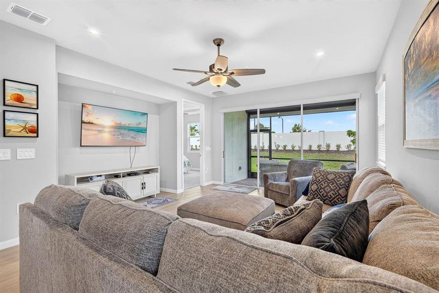 Furnished interior view inside a new home in , Venice (Image 17). Furnished interior view inside a new home in , Venice (Image 17).