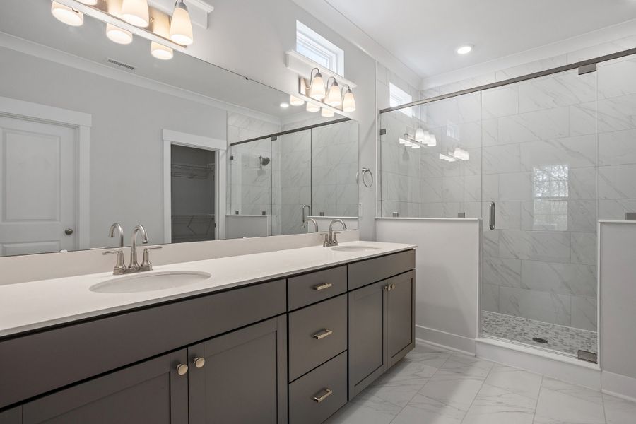 Furnished interior view inside a new home in Sweetbrier, Durham (Image 8).