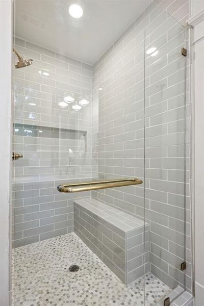 Close-up of interior finishes inside a home in , Atlanta (Image 13).