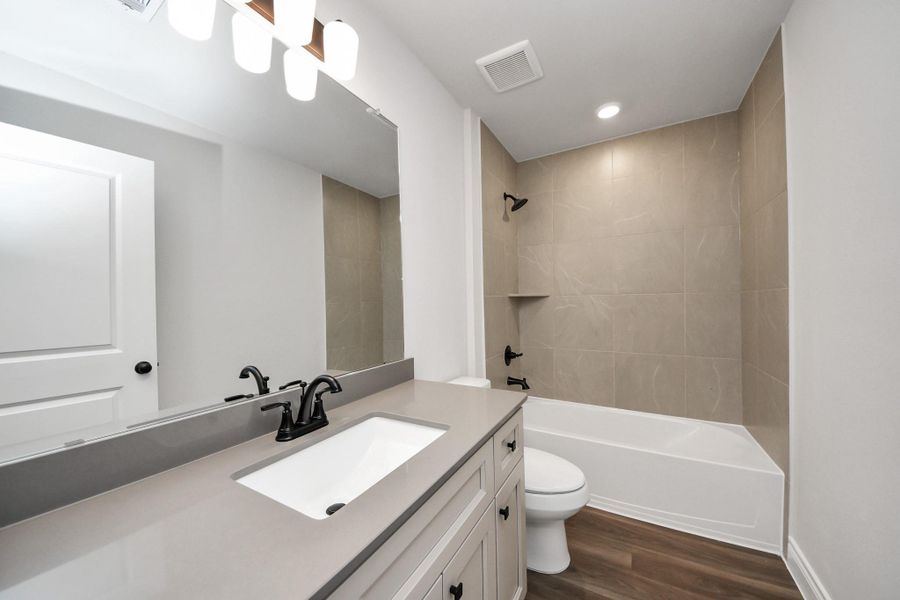 Furnished interior view inside a new home in Lexington Heights, Willis (Image 14).