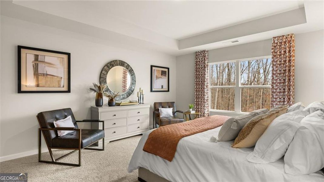 Furnished interior view inside a new home in Echo Glen, Stockbridge (Image 33).