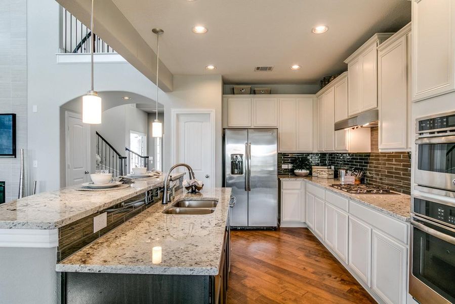 Furnished interior view inside a new home in Marvida, Cypress (Image 11).