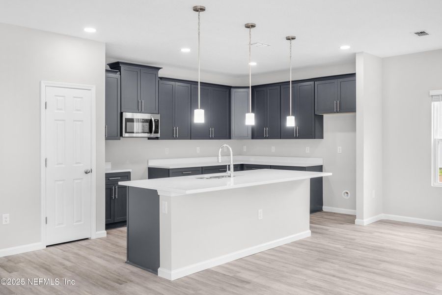 Furnished interior view inside a new home in , Jacksonville (Image 7). Furnished interior view inside a new home in , Jacksonville (Image 7).