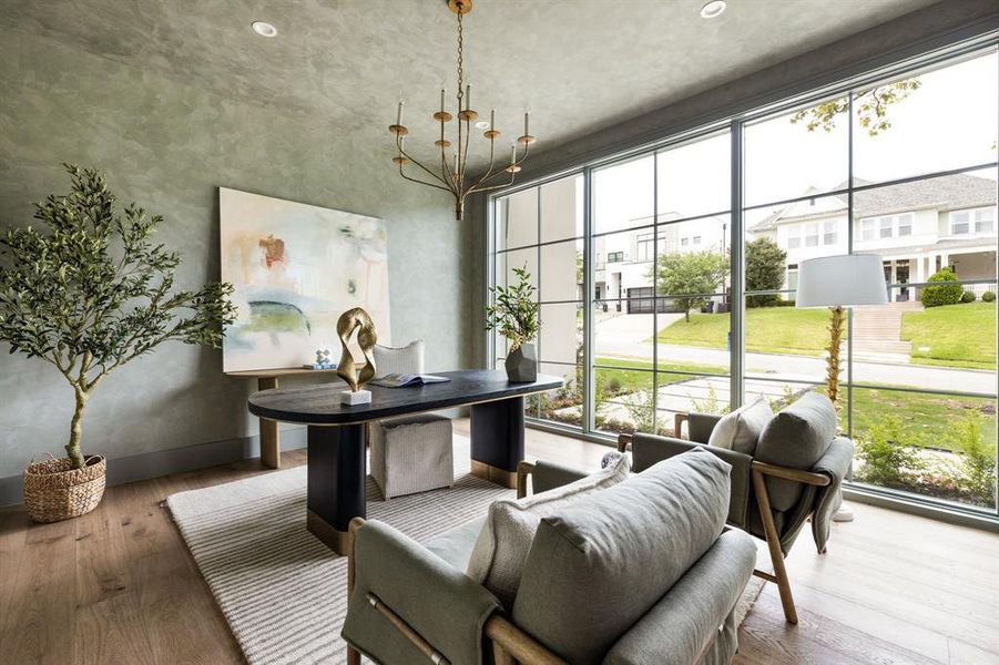 Furnished interior view inside a new home in , Dallas (Image 28). Furnished interior view inside a new home in , Dallas (Image 28).