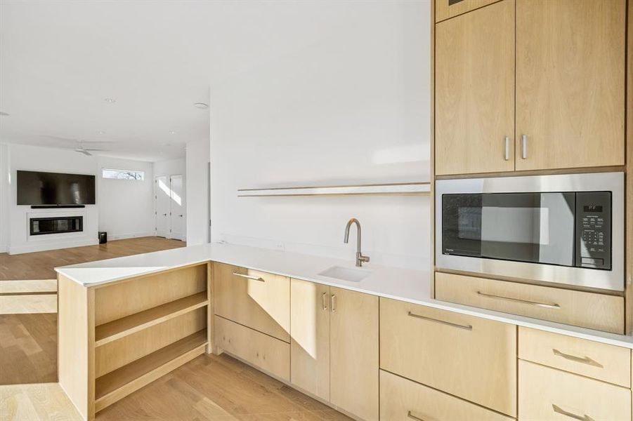 Furnished interior view inside a new home in , Dallas (Image 6).