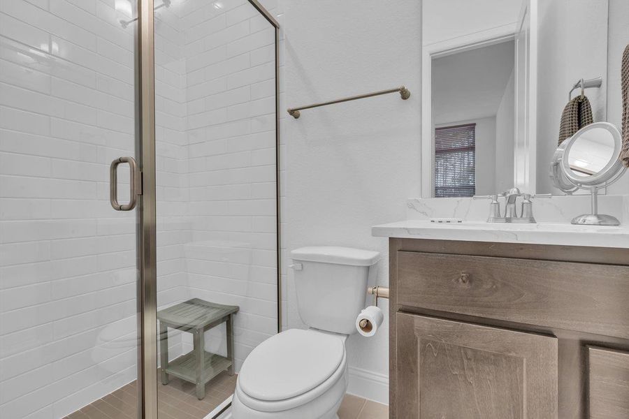 Furnished interior view inside a new home in The Highlands - 65', Porter (Image 9). Furnished interior view inside a new home in The Highlands - 65', Porter (Image 9).