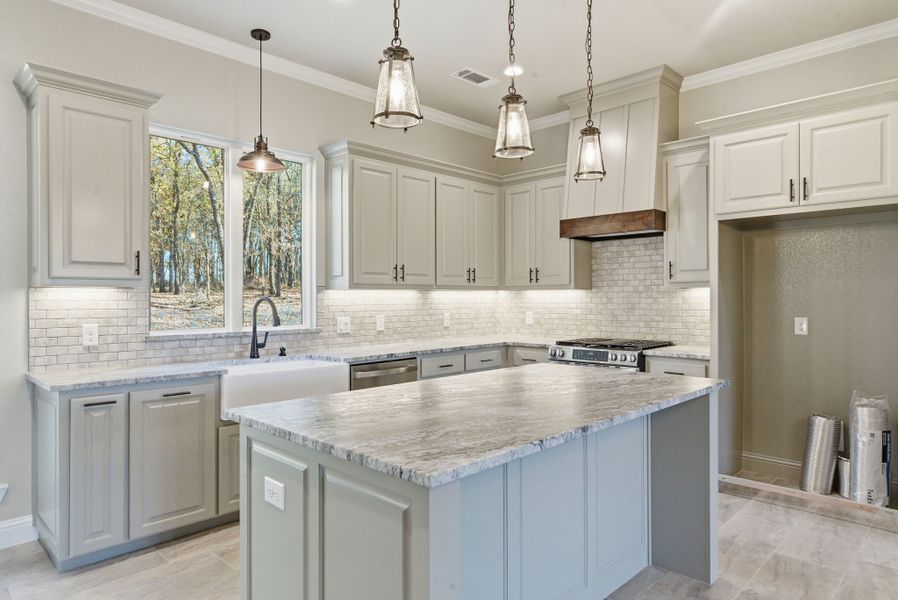 Representative furnished interior of a home built from the Canyon Plan by Zeal Home Builders in Sunrise Point, Weatherford (Image 6).