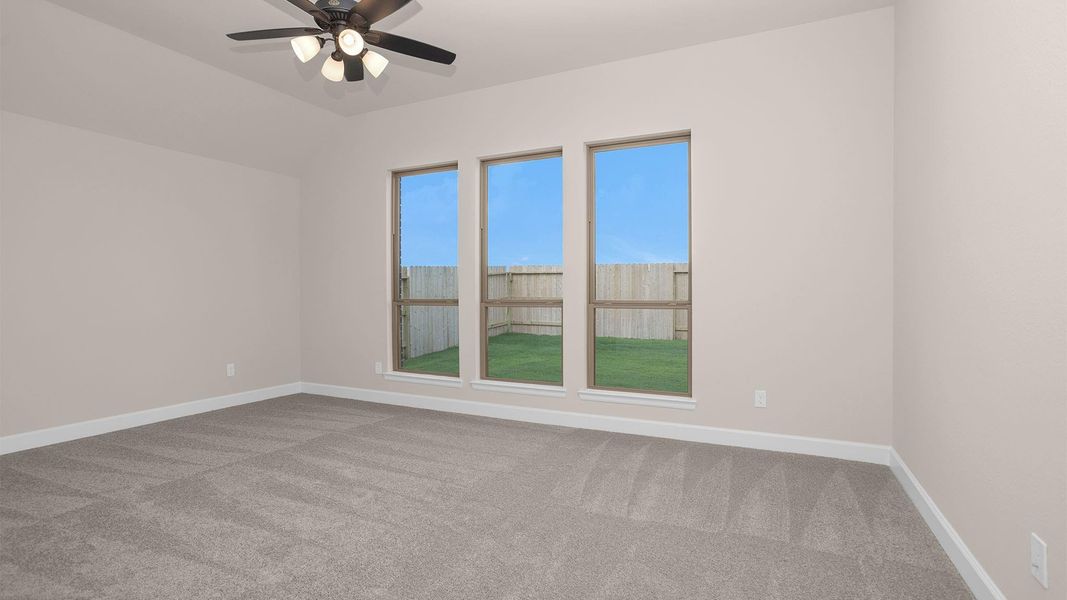 Spacious, unfurnished interior of a new home in Grange 50', Katy (Image 10). Spacious, unfurnished interior of a new home in Grange 50', Katy (Image 10).