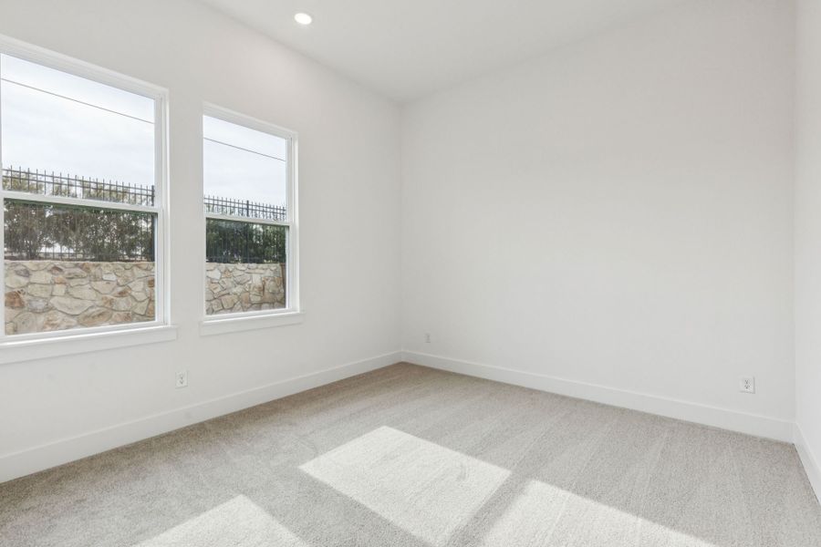 Representative unfurnished interior of a home built from the Chloe III by Southgate Homes in Windsong Ranch 71' Series, Prosper (Image 30).