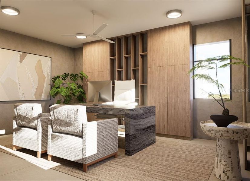 Furnished interior view inside a new home in , Sarasota (Image 8).