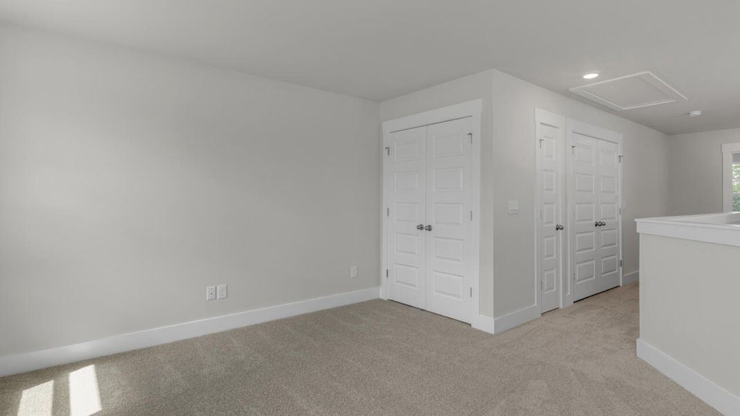 Spacious, unfurnished interior of a new home in Indigo Preserve Townhomes, Leland (Image 36).
