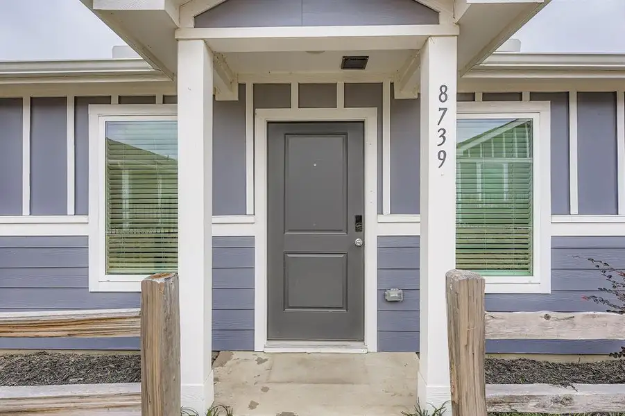 View of exterior entry